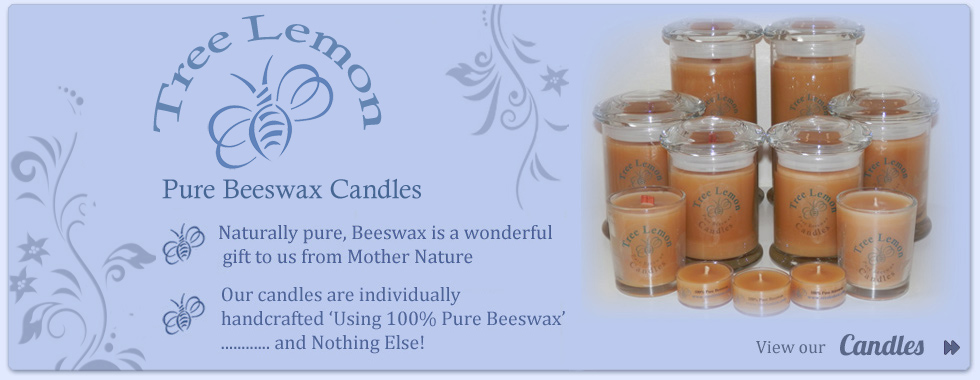 1Naturally Pure Bees Wax Candles